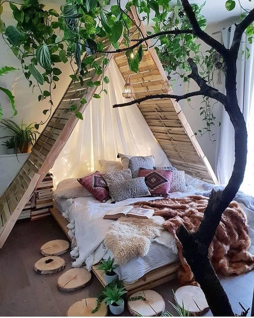 Boho chic living creative home decor ideas