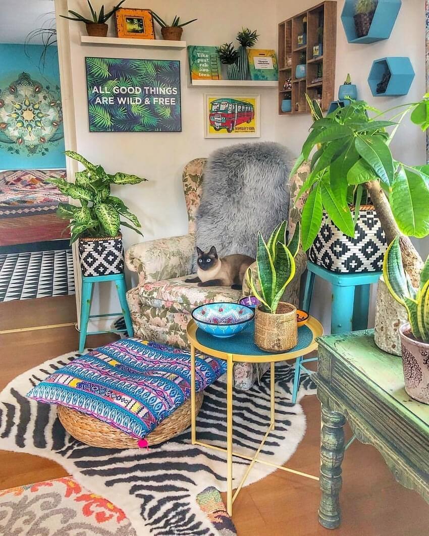 Boho chic living creative home decor ideas