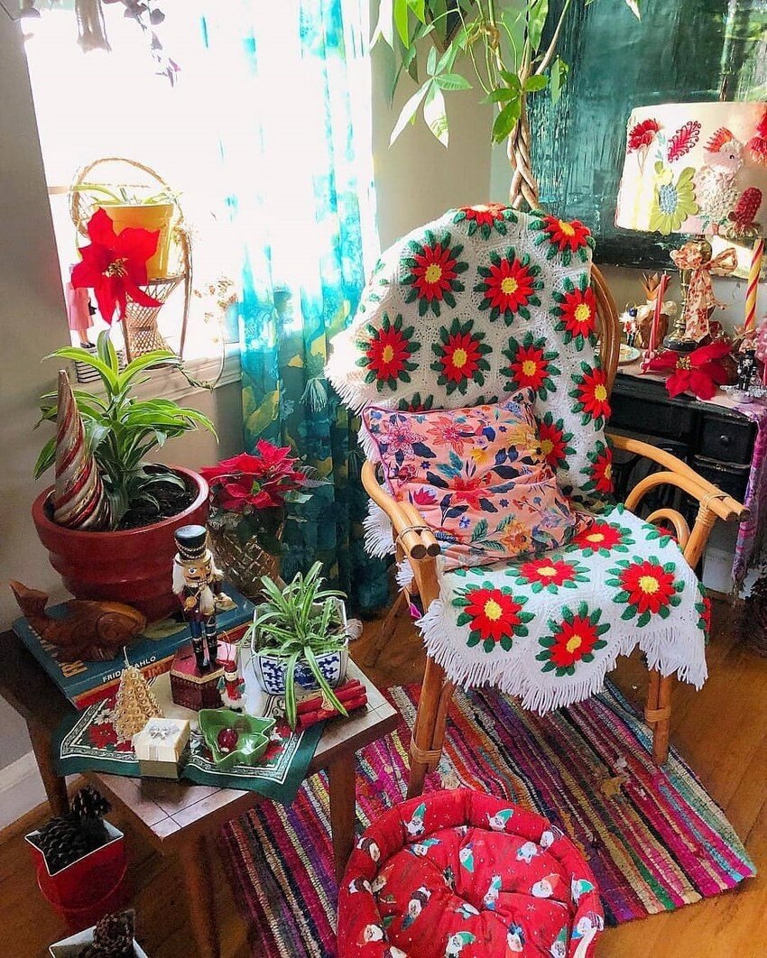 boho style interior decor design