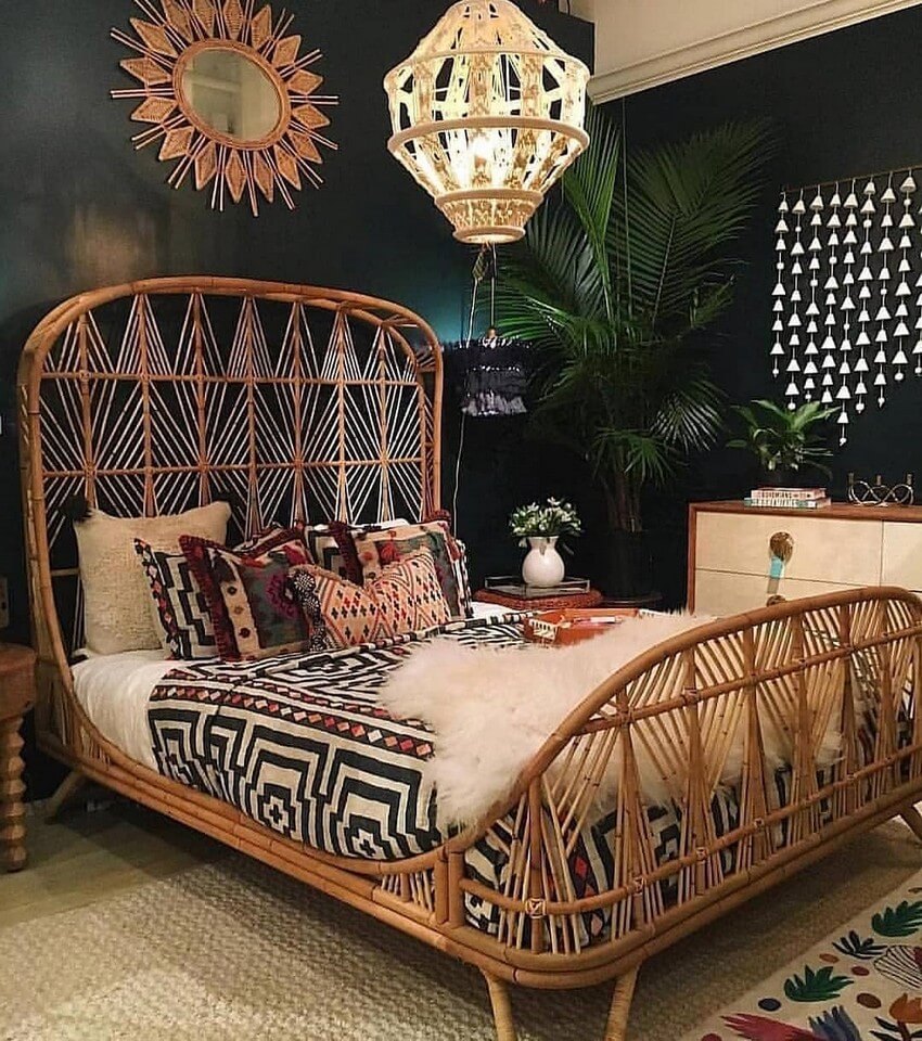boho style interior decor design
