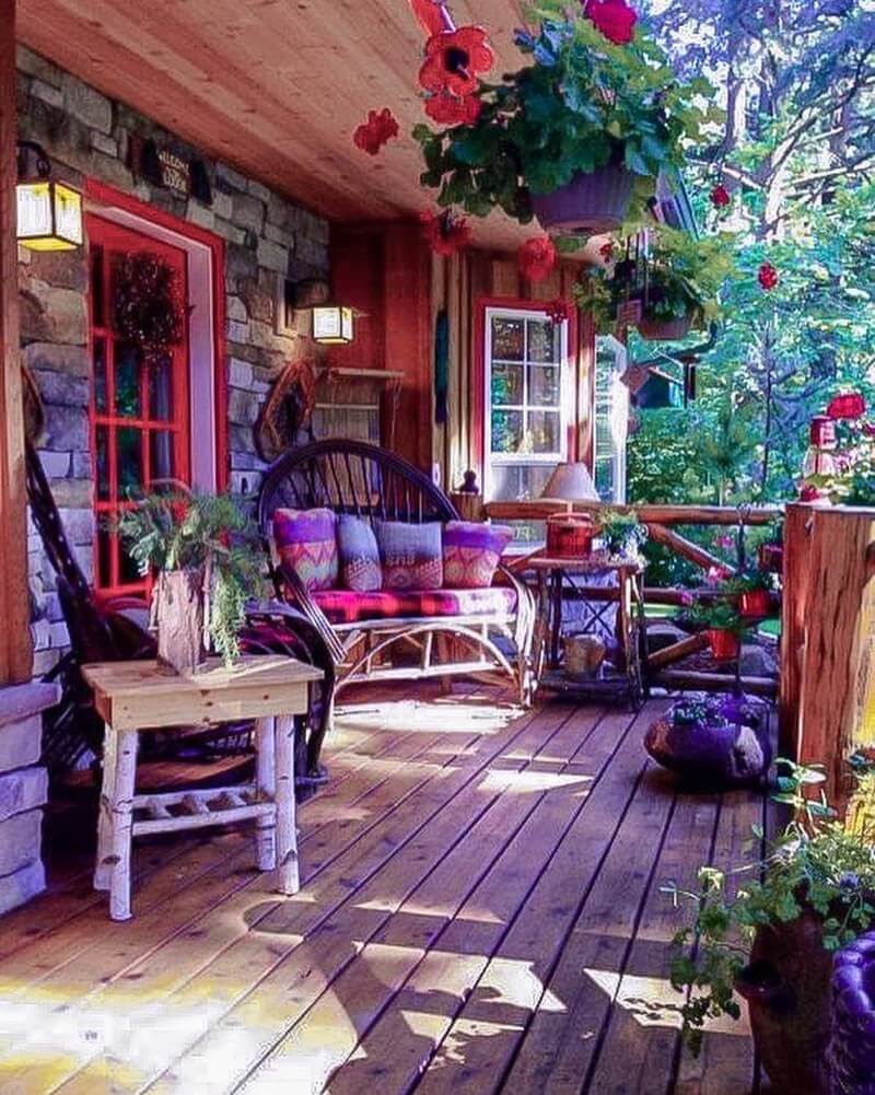 Bohemian garden decor ideas