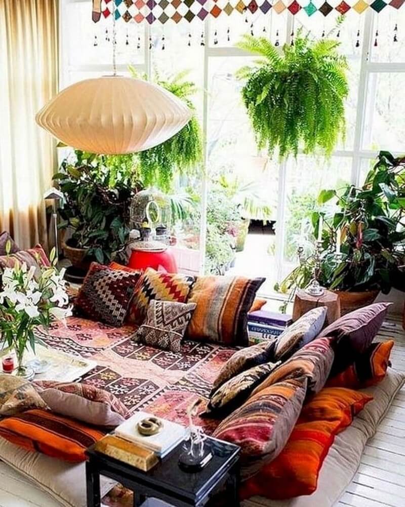 Bohemian garden decor ideas