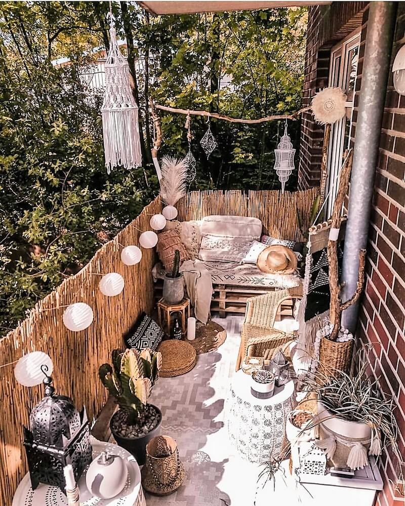 Bohemian garden decor ideas