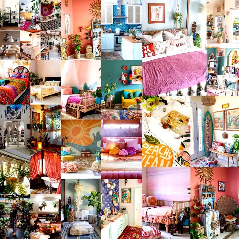 Bohemian Interior Decor Design Trend and Ideas