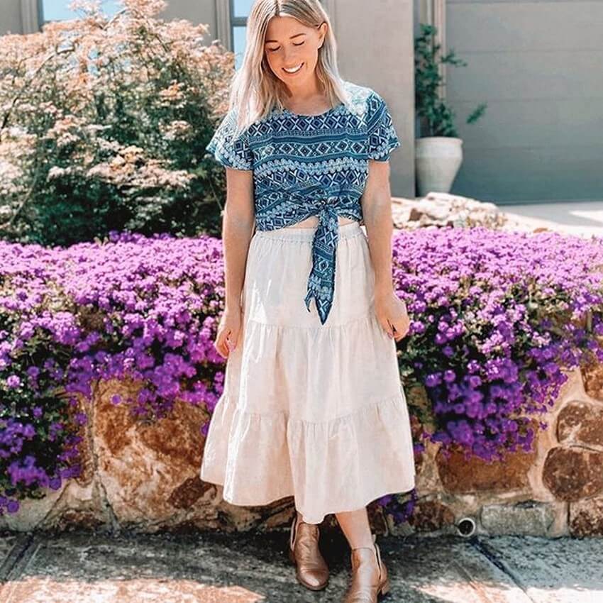 best bohemian clothes for the older woman