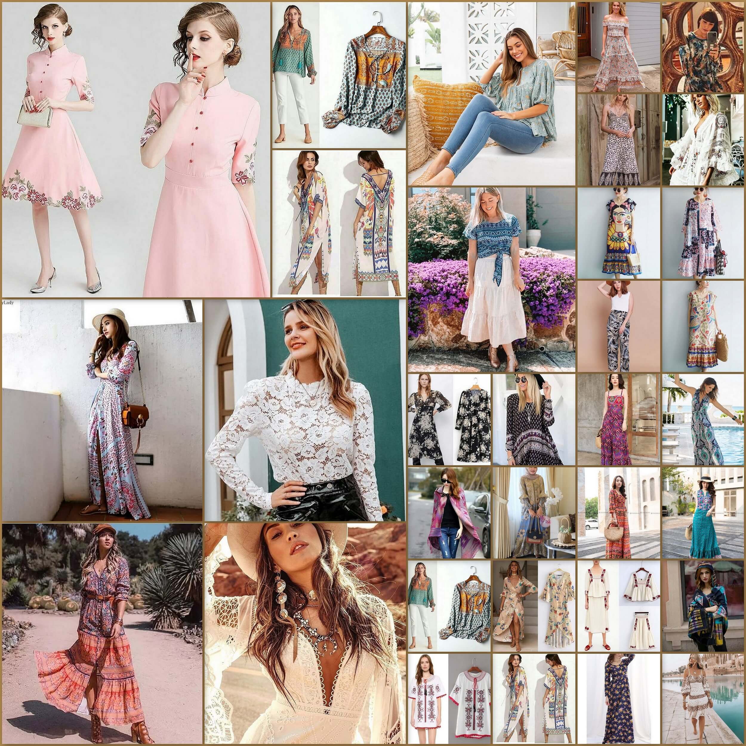 best bohemian clothes for the older woman