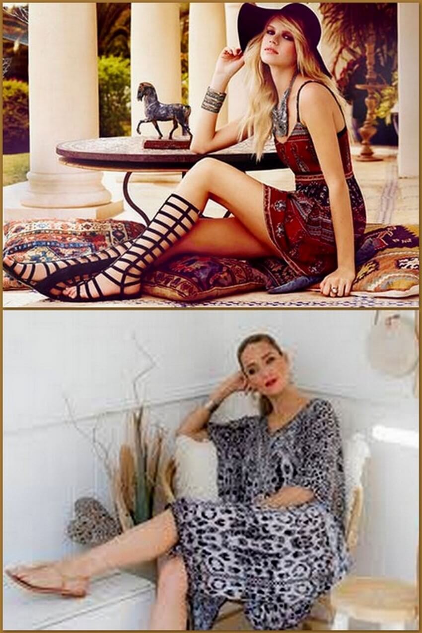 Bohemian style fashion trend 2020