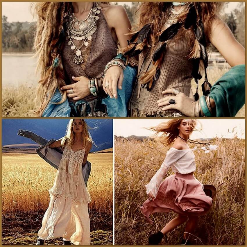 Bohemian style fashion trend 2020