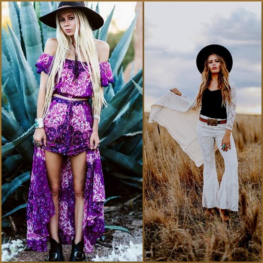 Bohemian style fashion trend 2020