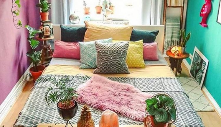 boho chic home decor& living room ideas