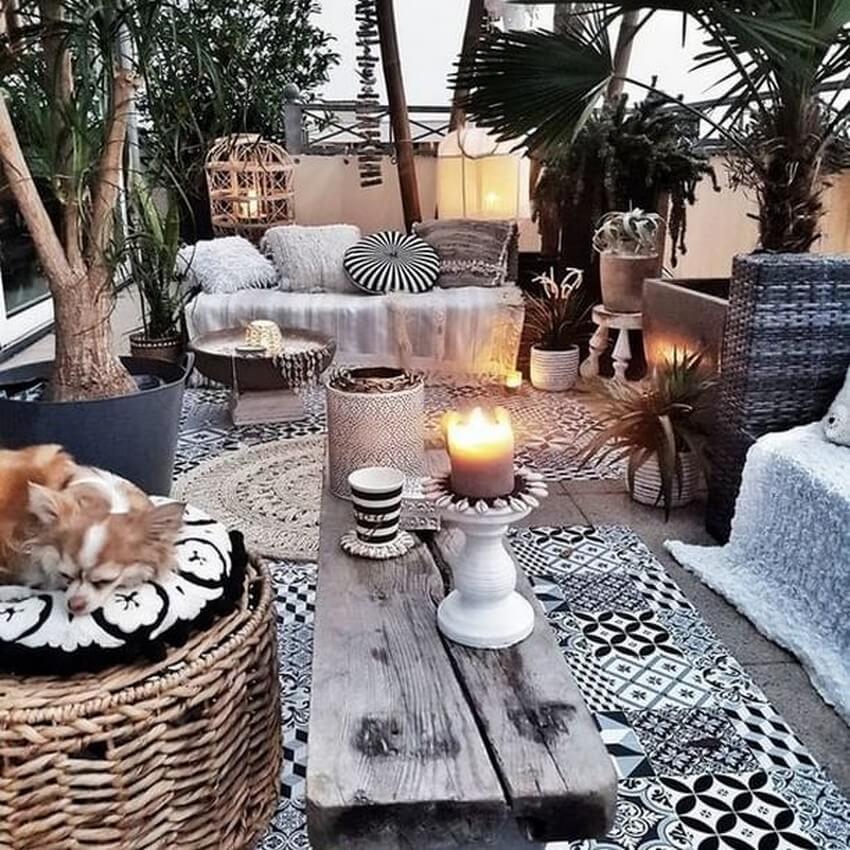 Interior boho chic decor bedroom ideas