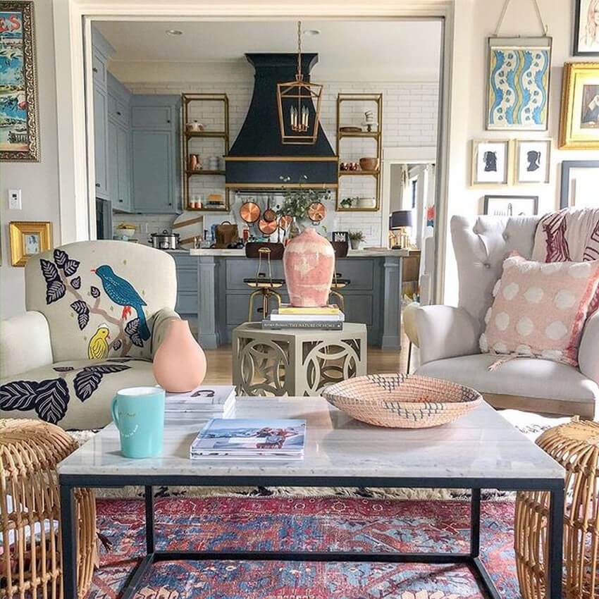 Interior boho chic decor bedroom ideas