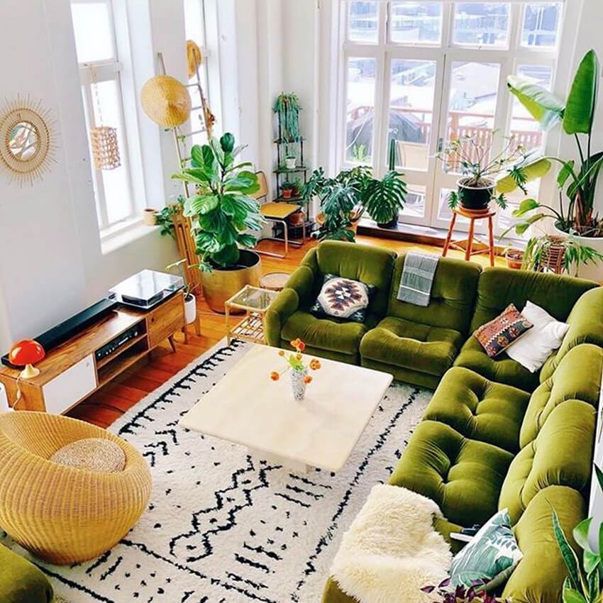 Interior boho chic decor bedroom ideas