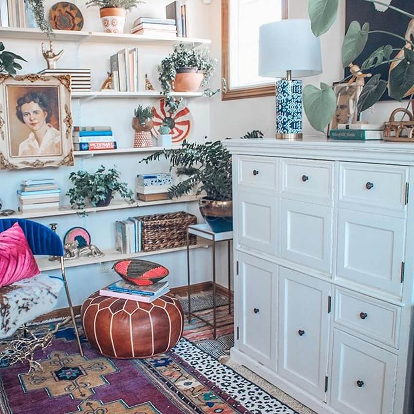 Interior boho chic decor bedroom ideas