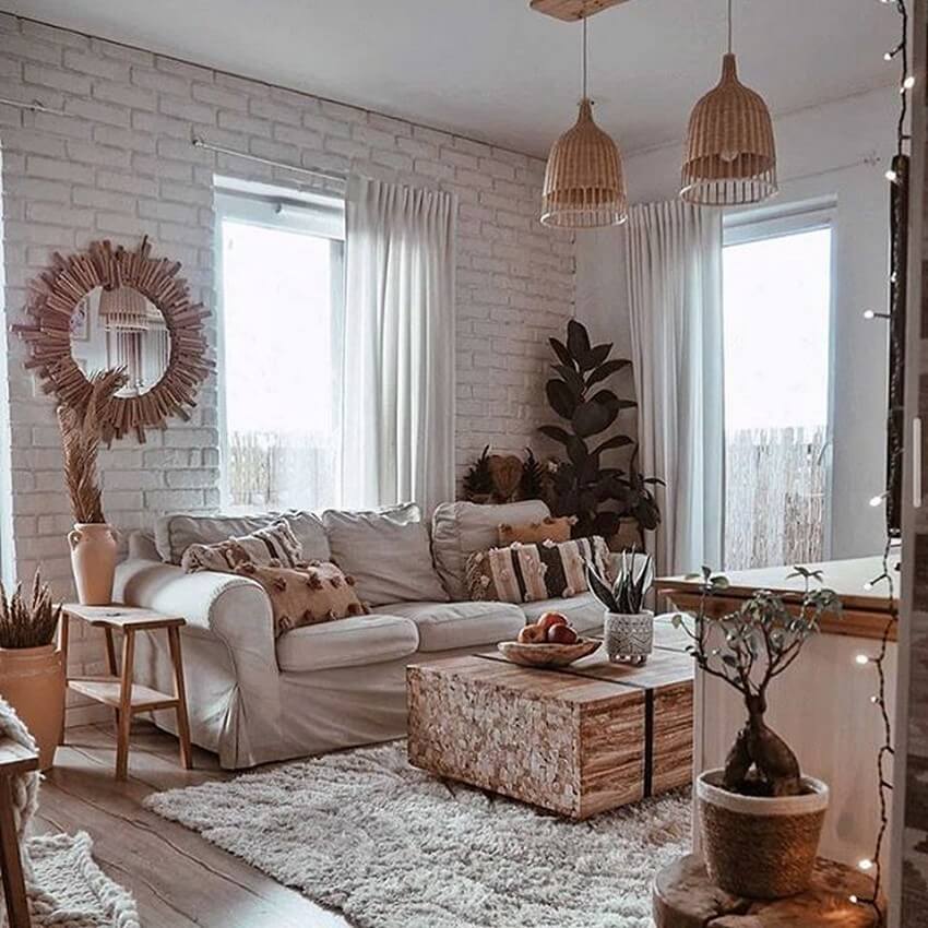Interior boho chic decor bedroom ideas