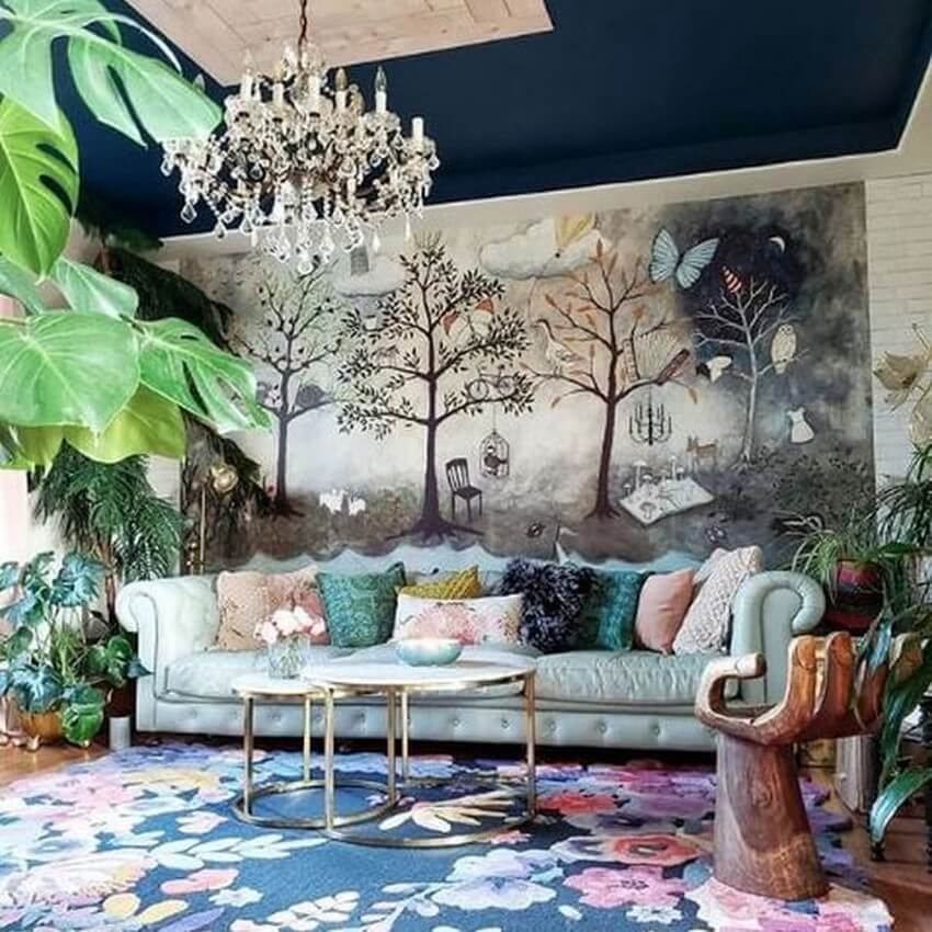 Interior boho chic decor bedroom ideas