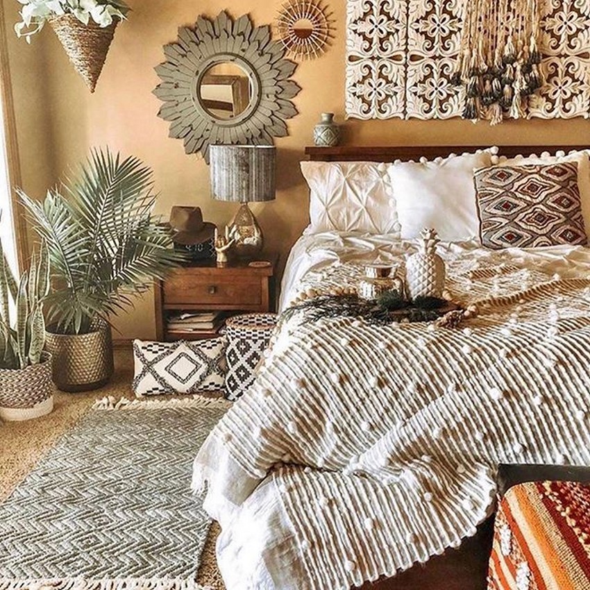 boho chic decor bedroom ideas