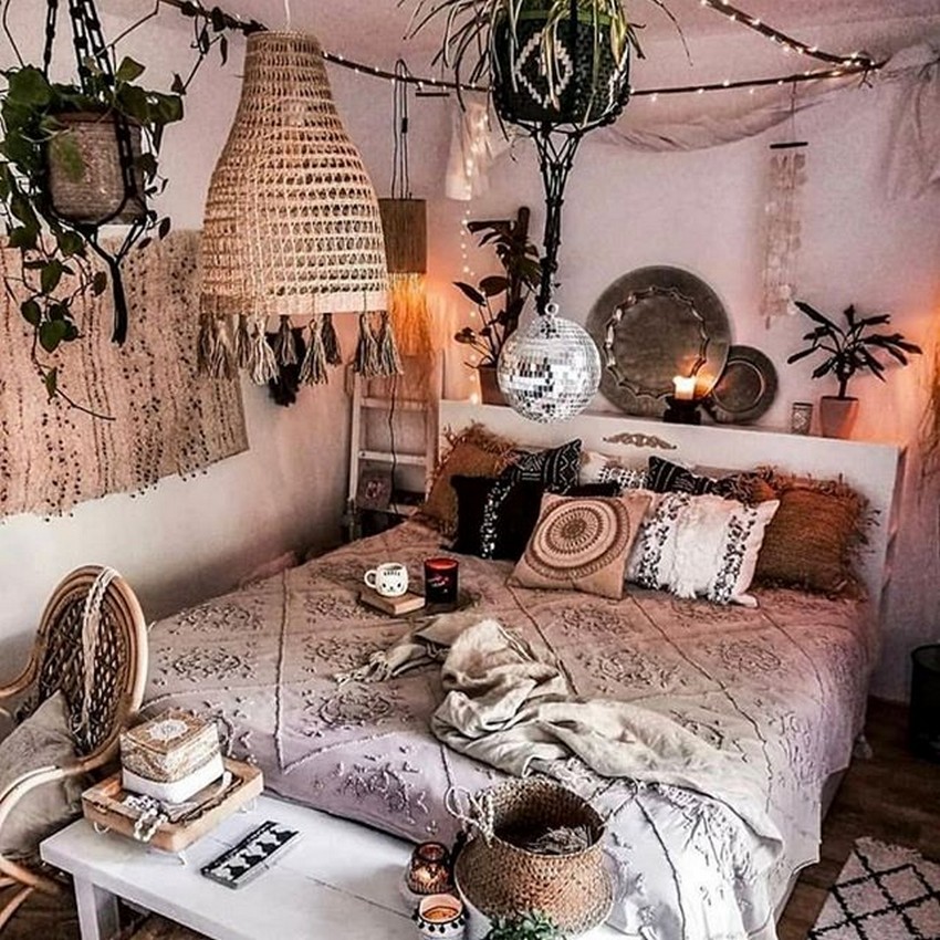 boho chic decor bedroom ideas