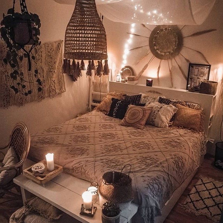 boho chic decor bedroom ideas