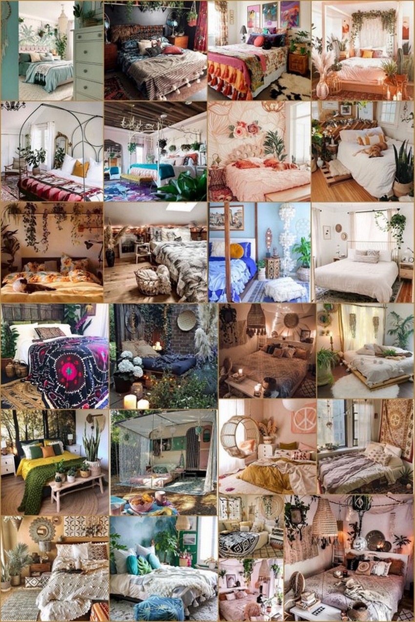 boho chic decor bedroom ideas