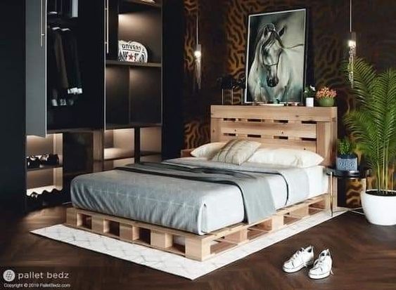 How to create a pallet bed at home