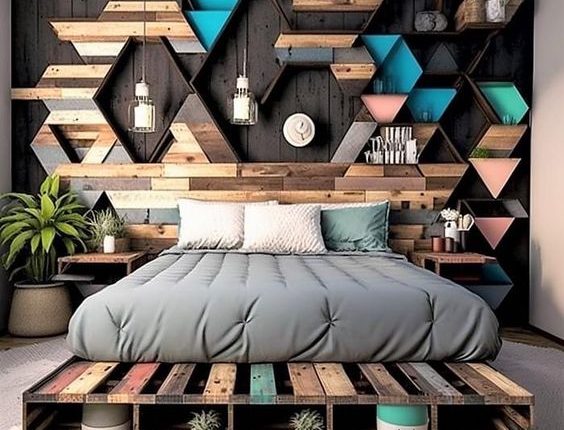How to create a pallet bed at home