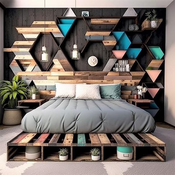 How to create a pallet bed at home