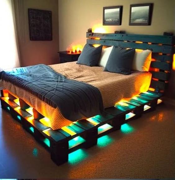 How to create a pallet bed at home