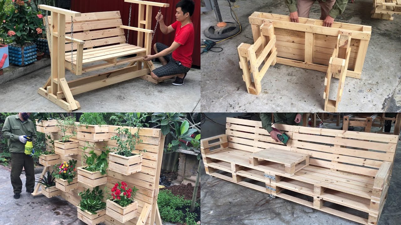 Creative Recycled Pallet Furniture Design Ideas